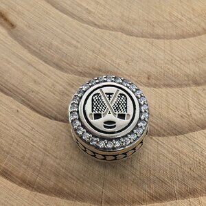 Pandora Field Hockey Exclusive Charm Pendant, S925 Silver Jewelry